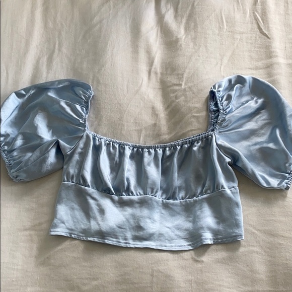 Tops - UO Silk Puff Sleeve